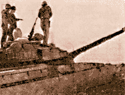Иранский танк «Чифтен» на исходном рубеже для наступления