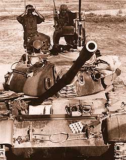 Иракский танк на позиции
